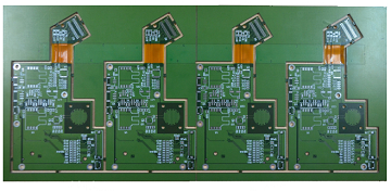 8层HDI(高密度互联)线路板叠层结构: 1+2+1表面处理: 沉金完成板