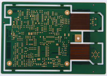 8层HDI(高密度互联)线路板叠层结构: 1+2+1表面处理: 沉金完成板