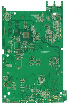 8层HDI(高密度互联)线路板叠层结构: 1+2+1表面处理: 沉金完成板