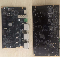 8层HDI(高密度互联)线路板叠层结构: 1+2+1表面处理: 沉金完成板